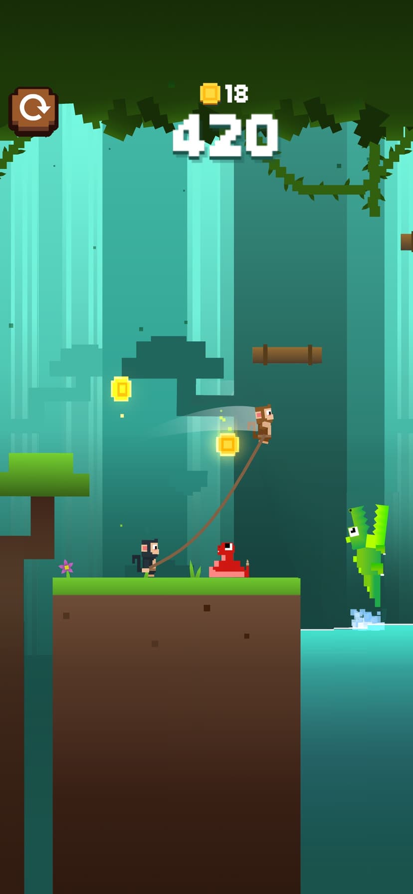 Monkey Ropes screenshot 1 - screenshot