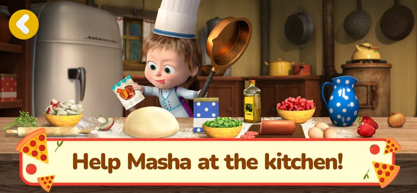 Masha and The Bear: Pizzeria! screenshot 1 - screenshot