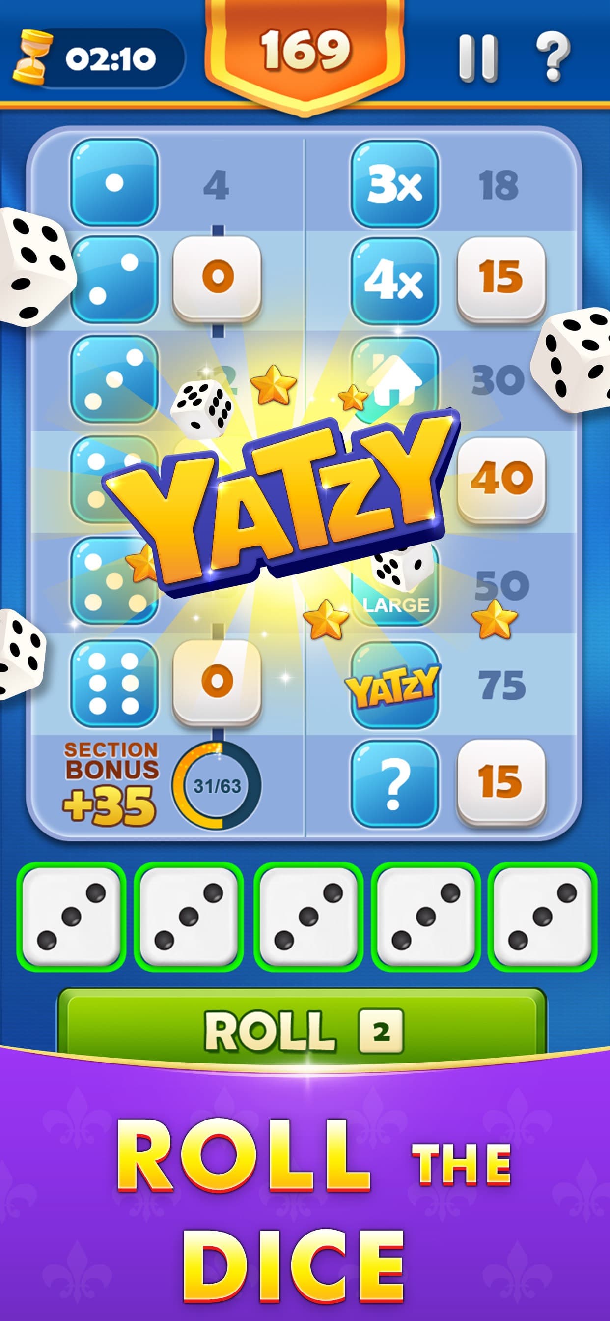 Yatzy Cash - Win Real Money screenshot 1 - screenshot