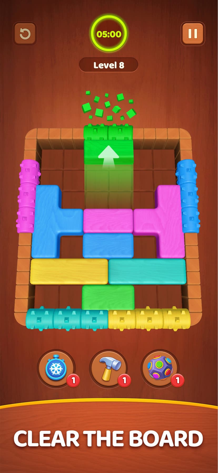 Wood Block Jam screenshot 1 - screenshot