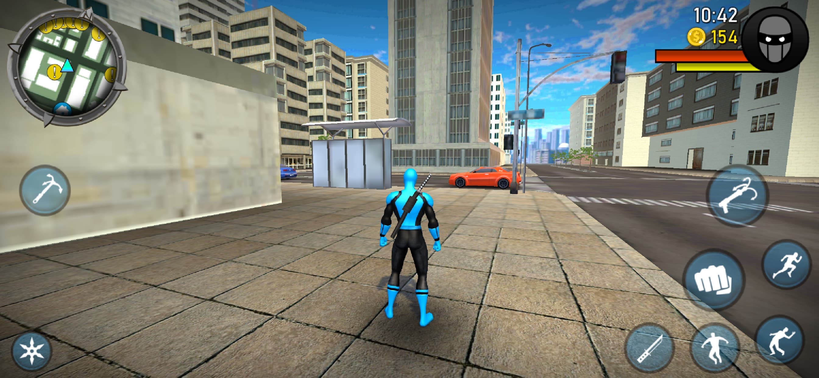 Blue Ninja : Superhero Game screenshot 1 - screenshot