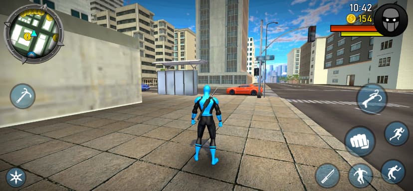 Blue Ninja : Superhero Game screenshot 1 - screenshot