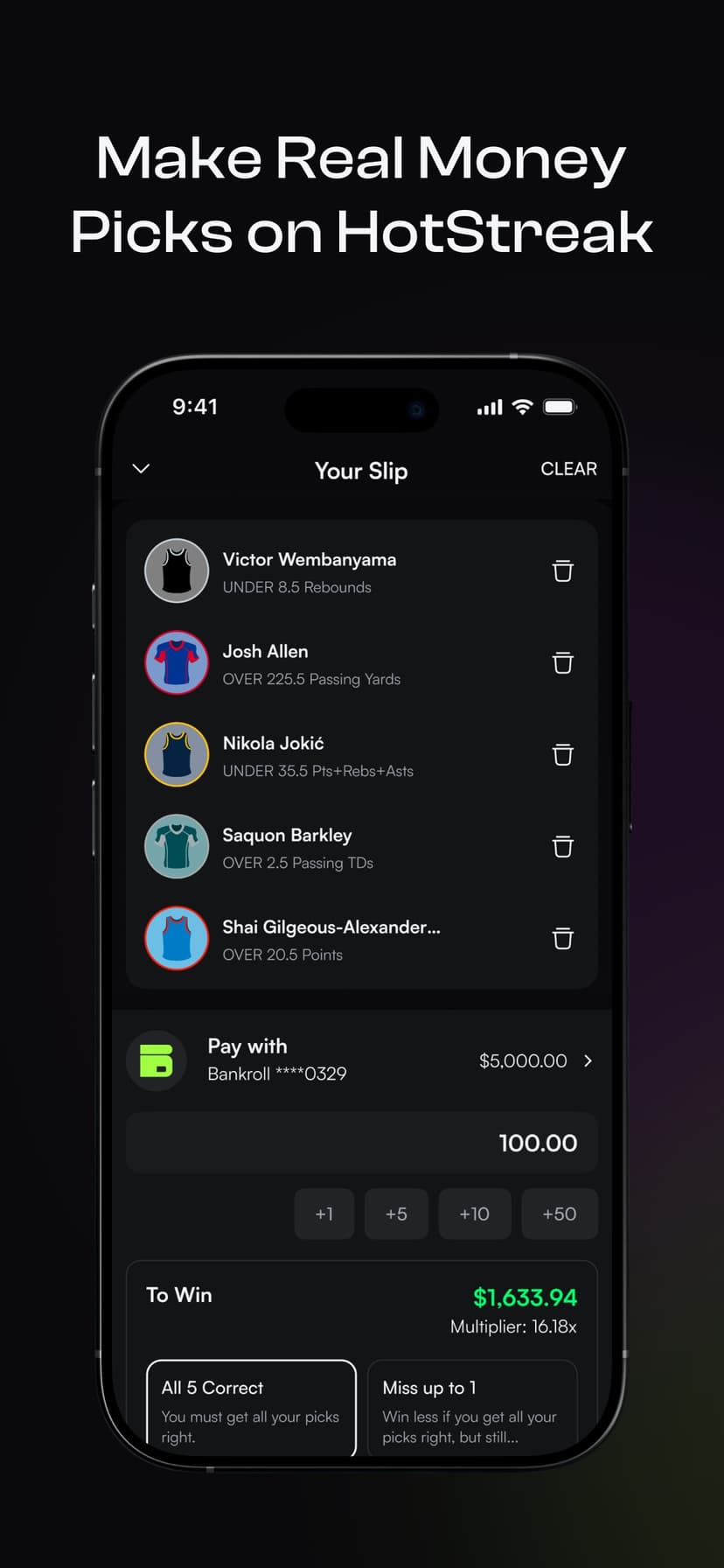 Bankroll by HotStreak screenshot 3 - screenshot