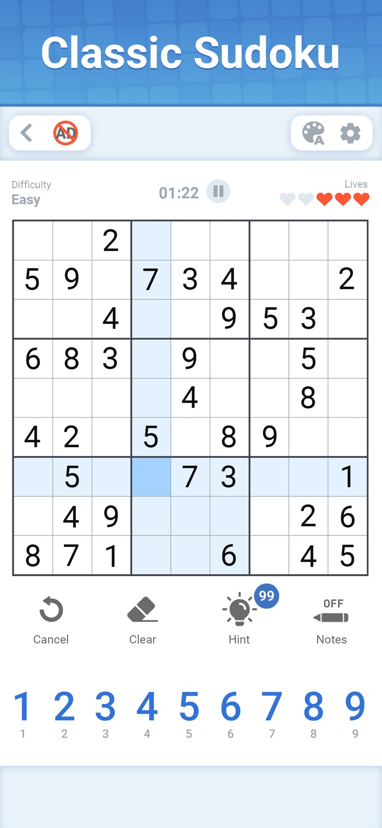 Sudoku Master: Number Puzzle screenshot 1 - screenshot