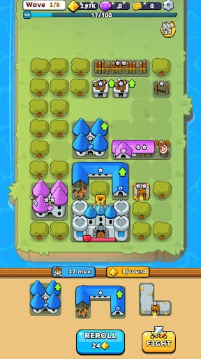 Fortress Merge: Puzzle Defense screenshot 2 - screenshot