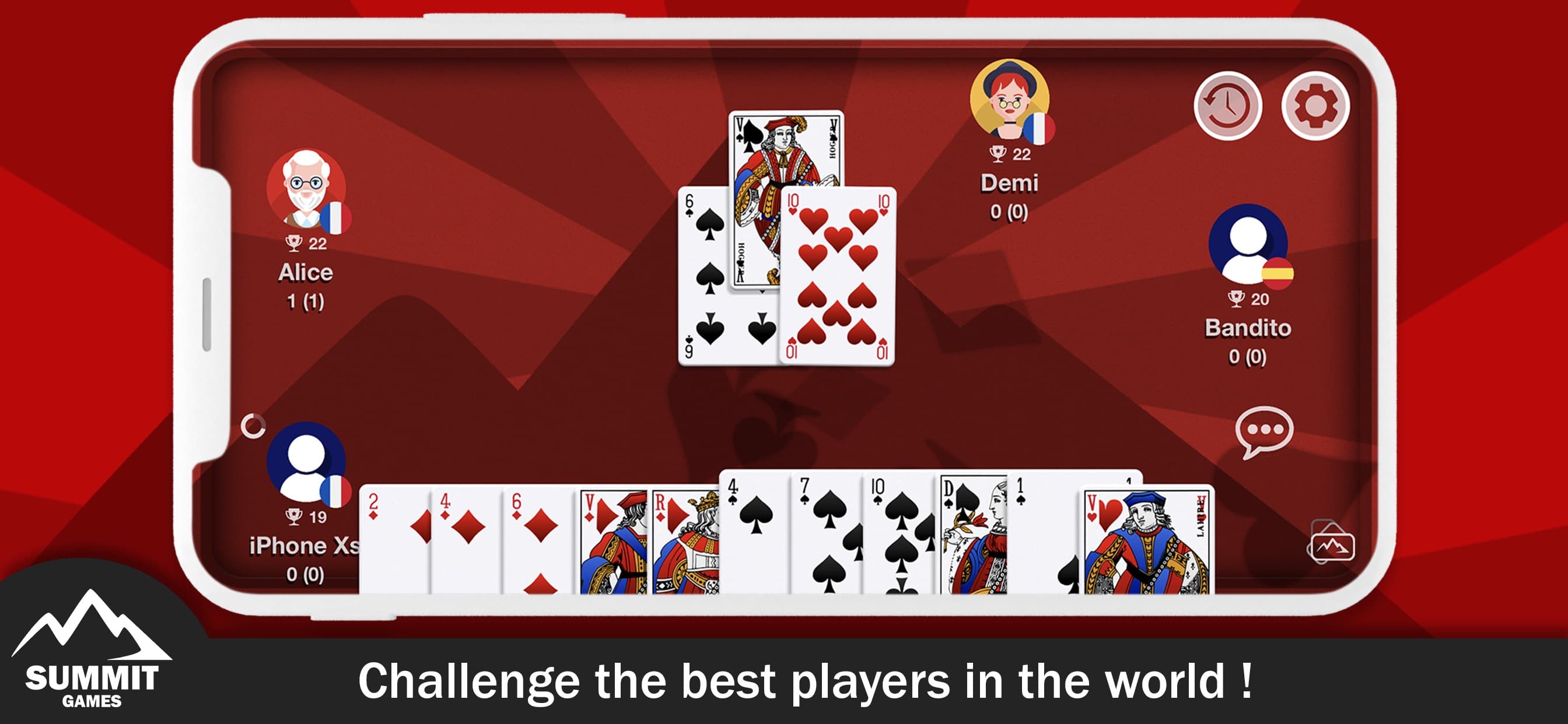 Hearts multiplayer screenshot 1 - screenshot