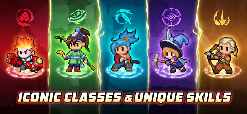 Guardian War: RPG Pixel Games screenshot 6 - screenshot
