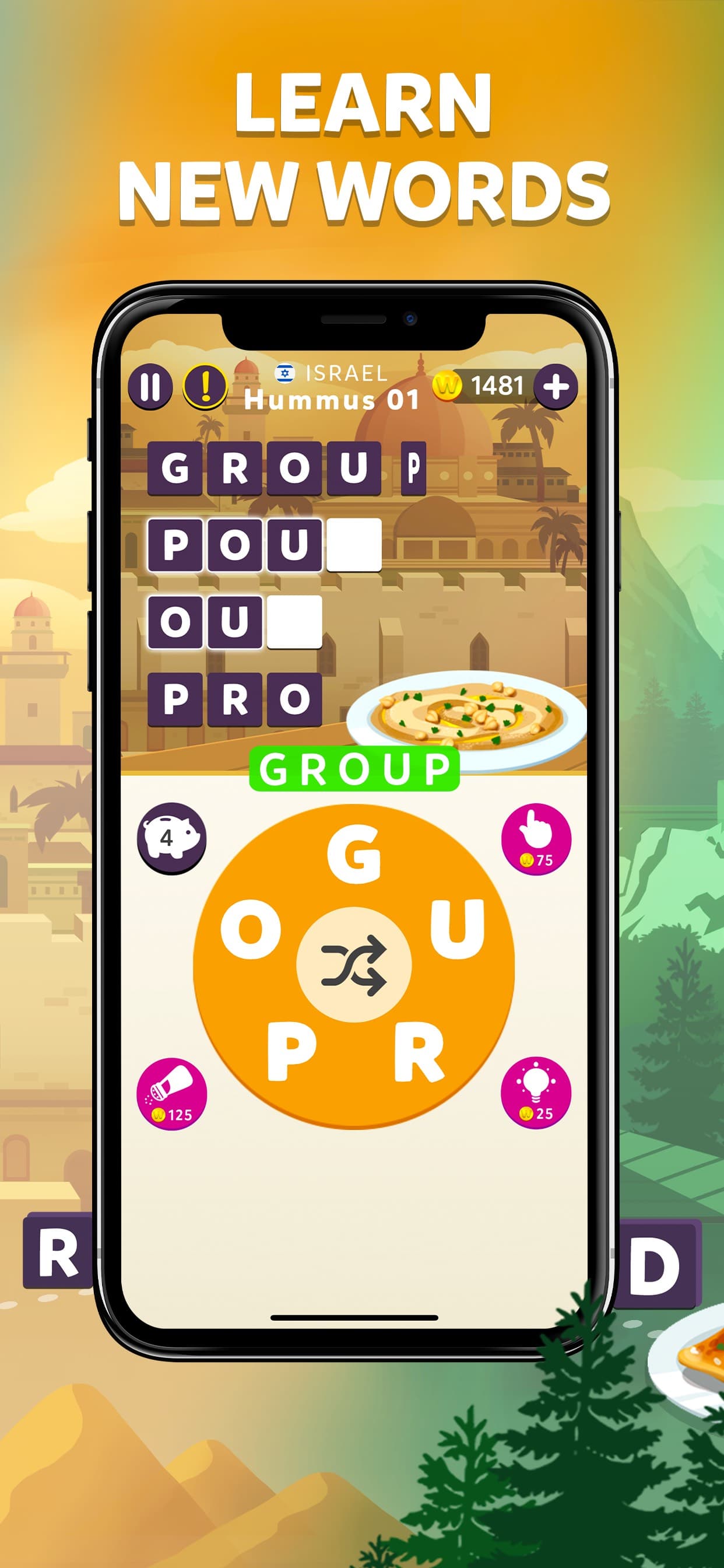 Wordelicious - Fun Word Puzzle screenshot 2 - screenshot