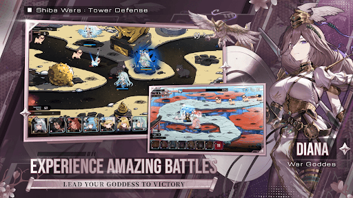 Shiba Wars: Goddess Link TD screenshot 1 - screenshot