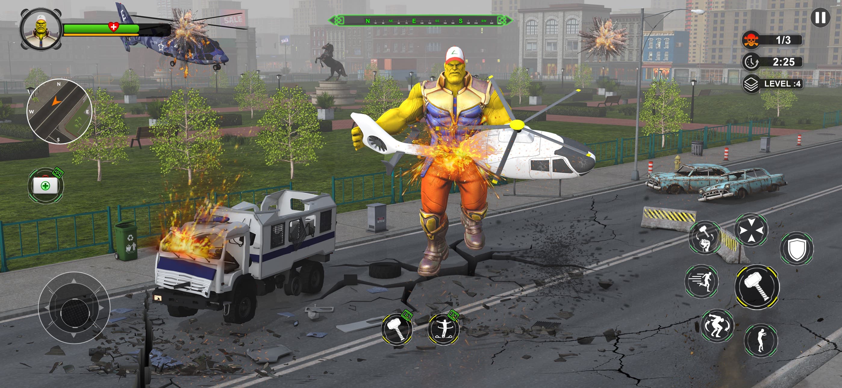 Monster Hero Fight City Rescue screenshot 5 - screenshot