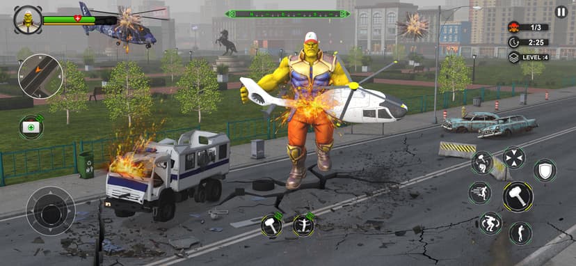 Monster Hero Fight City Rescue screenshot 5 - screenshot