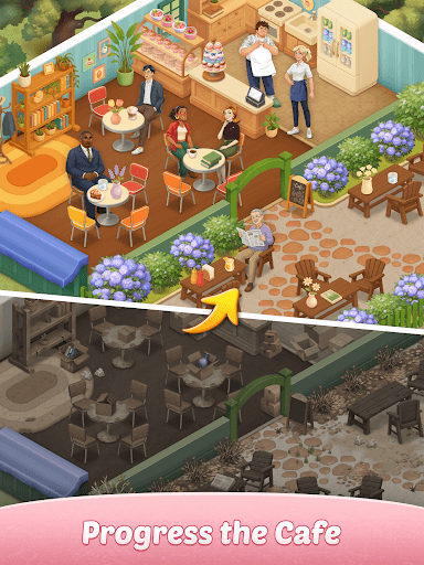 Corner cafe : Merge & Cook screenshot 14 - screenshot