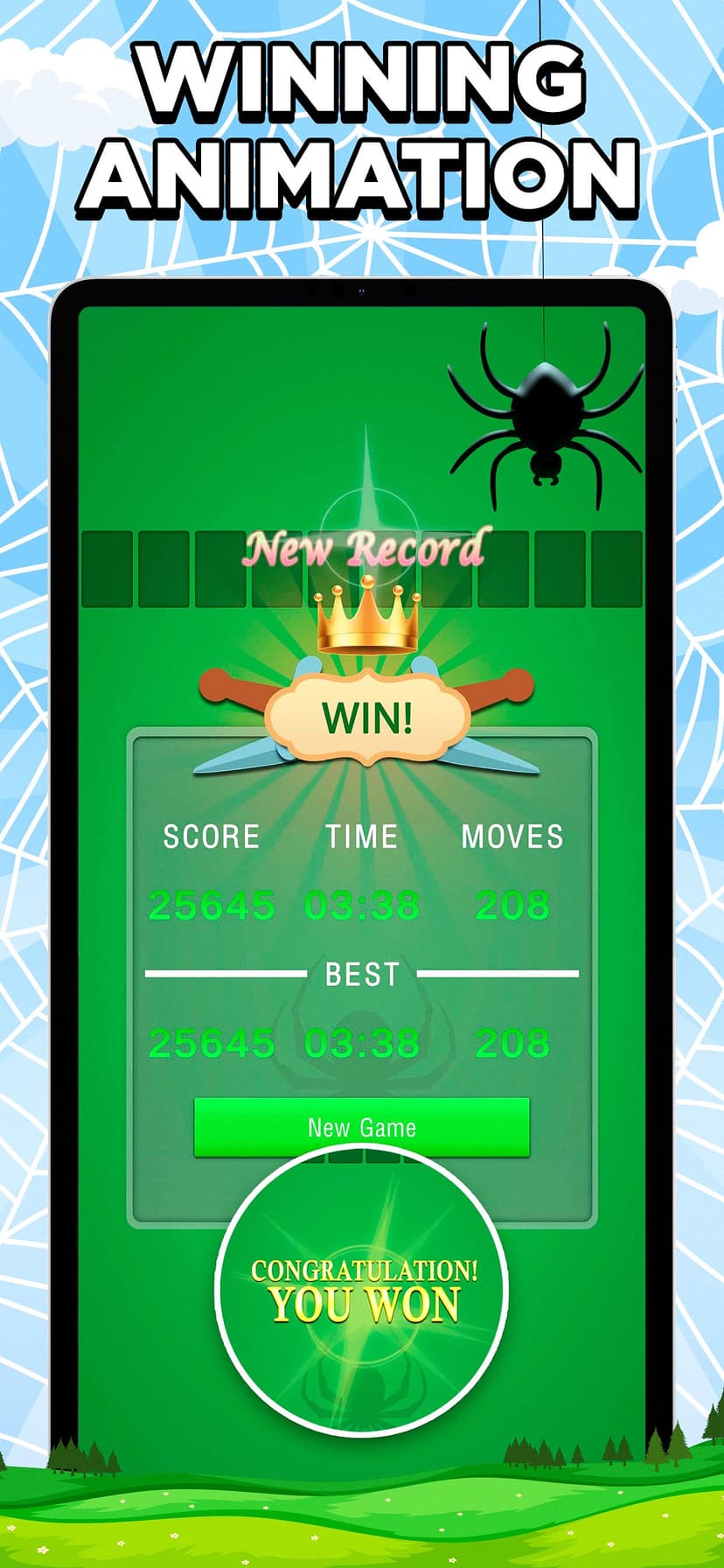 Solitaire Spider 2025 screenshot 1 - screenshot