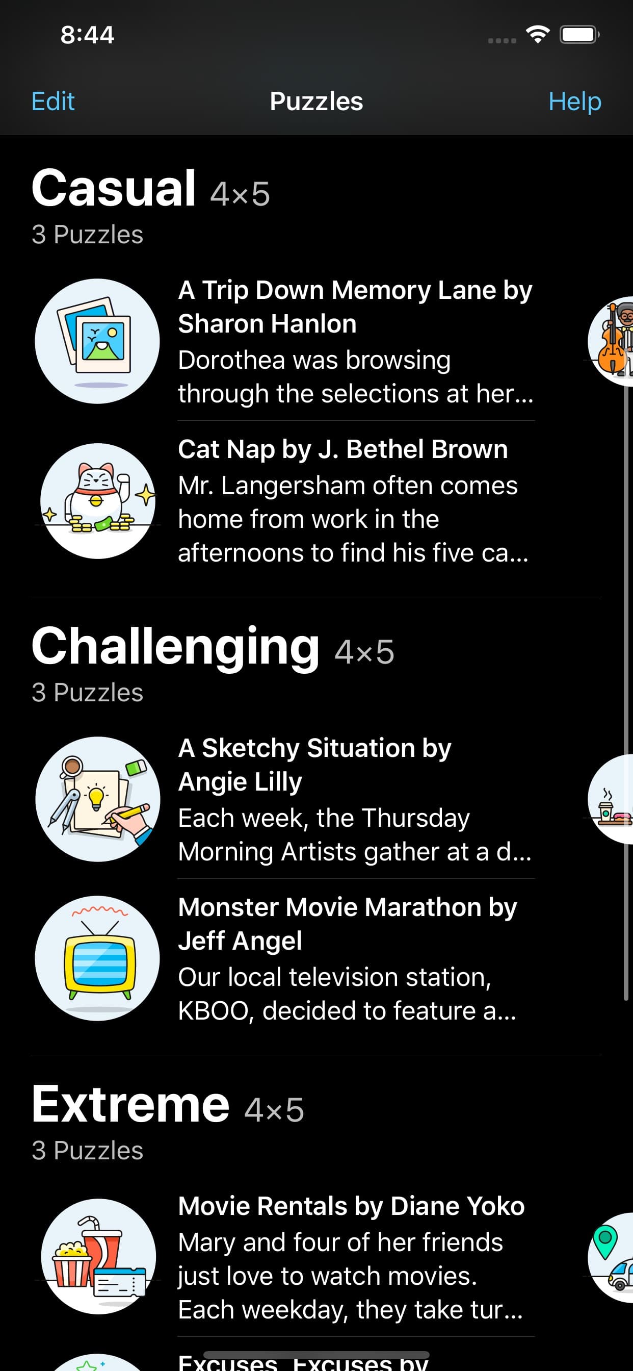 Hard Penny Dell Logic Puzzles screenshot 9 - screenshot