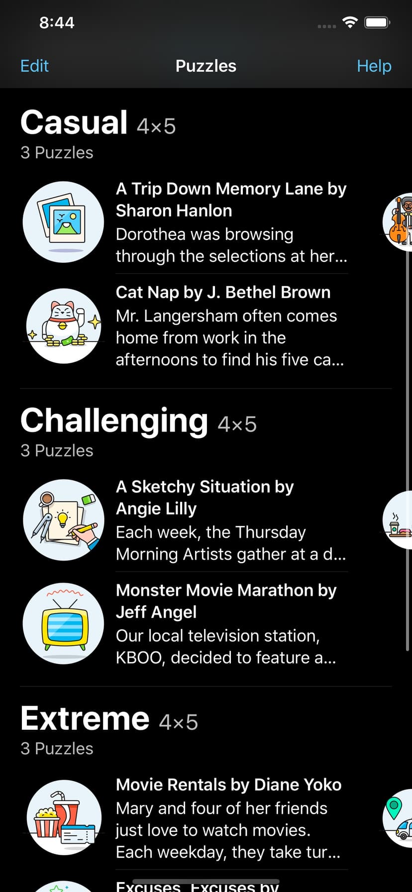 Hard Penny Dell Logic Puzzles screenshot 9 - screenshot
