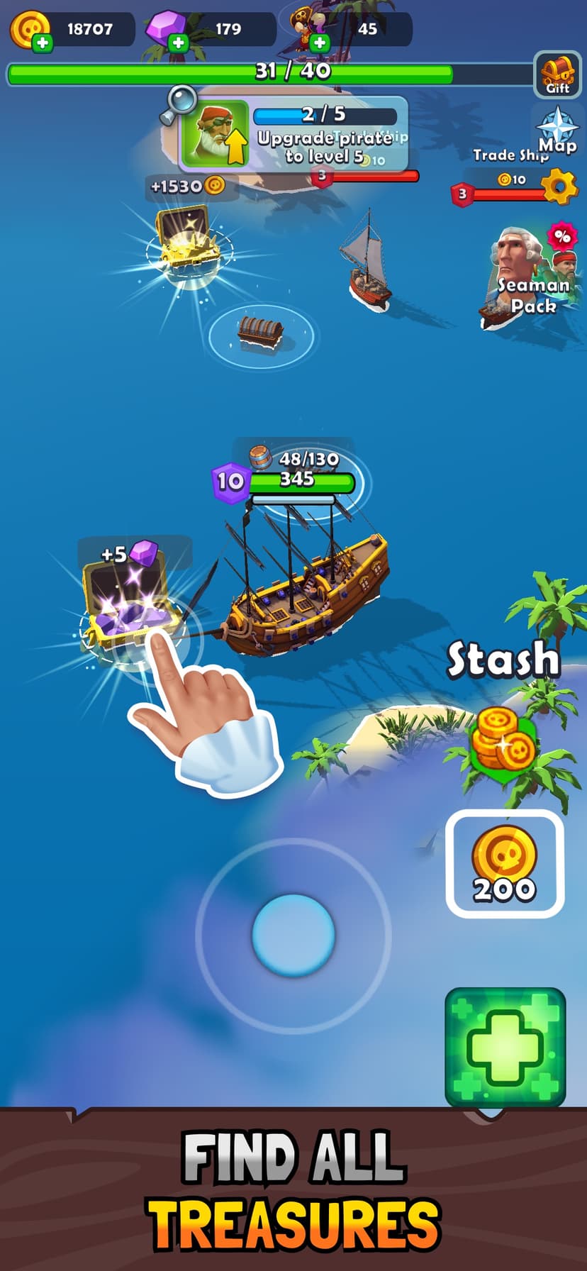 Pirate Raid: Caribbean Battle screenshot 3 - screenshot