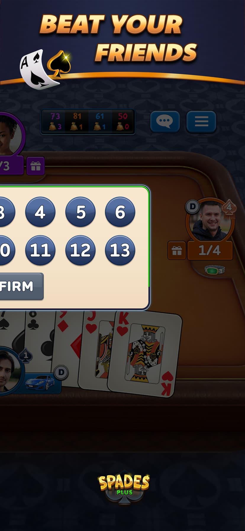Spades Plus - Card Game screenshot 6 - screenshot