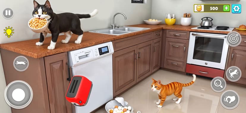 Cat Runaway House Escape screenshot 1 - screenshot