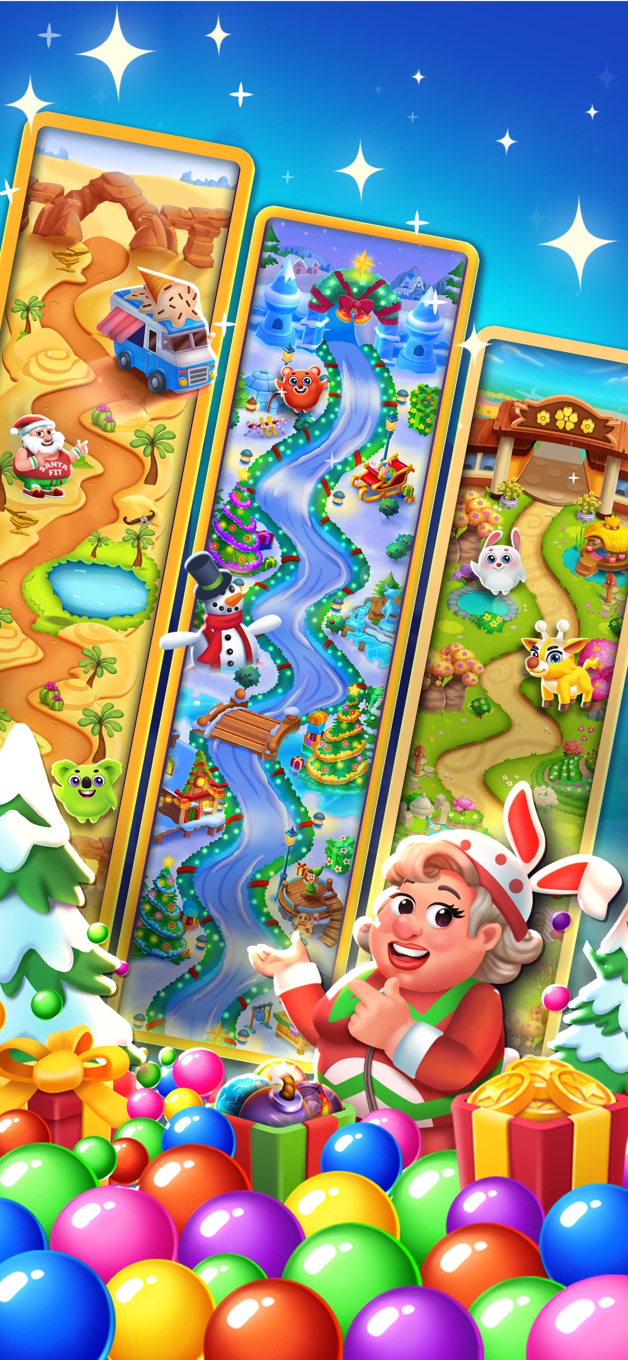 Christmas Games - Bubble Pop screenshot 4 - screenshot