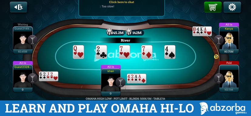 Poker Live Omaha & Texas screenshot 4 - screenshot
