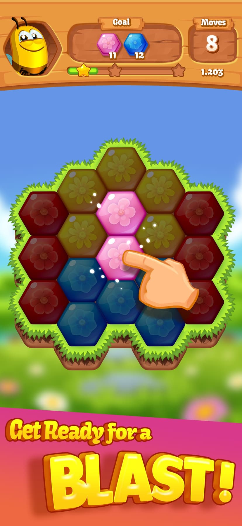 Bee Brilliant Blast screenshot 1 - screenshot