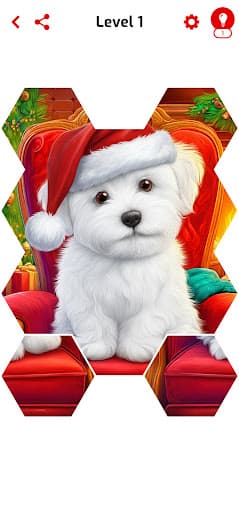 Christmas Hexa Puzzles screenshot 1 - screenshot