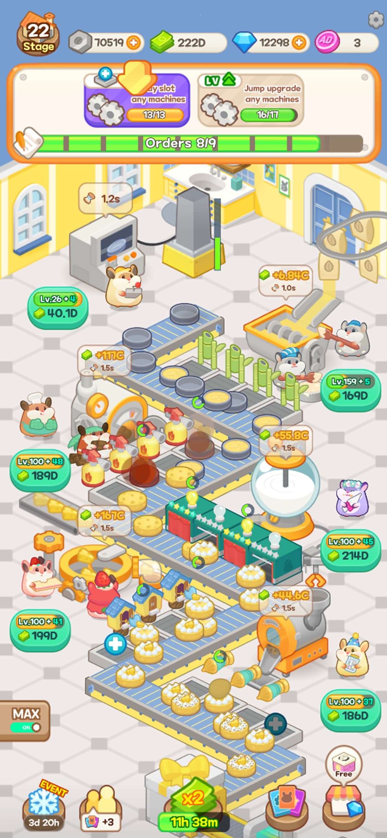 Hamster Tycoon : Cake Maker screenshot 1 - screenshot