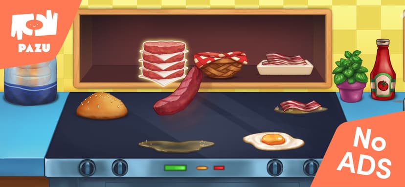Burger Maker Kids Cooking Game screenshot 1 - screenshot