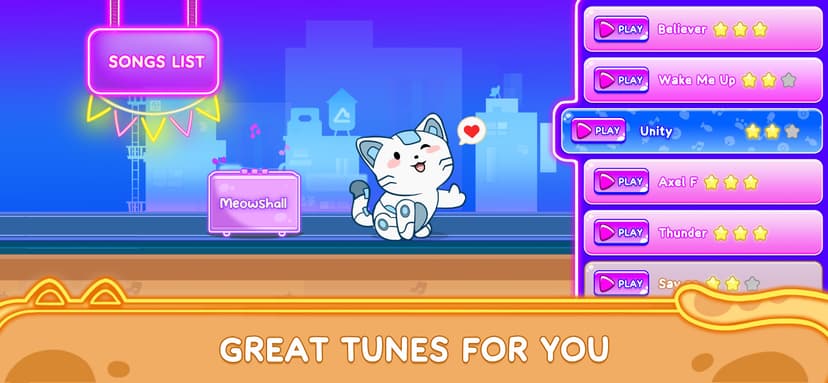 Cat Dash: Cute Cat Music Game screenshot 5 - screenshot