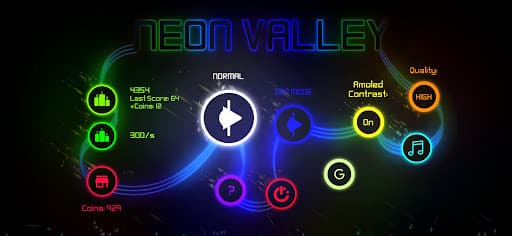 Neon Valley [AMOLED] screenshot 6 - screenshot