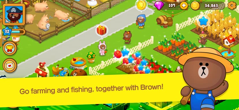 LINE BROWN FARM screenshot 2 - screenshot
