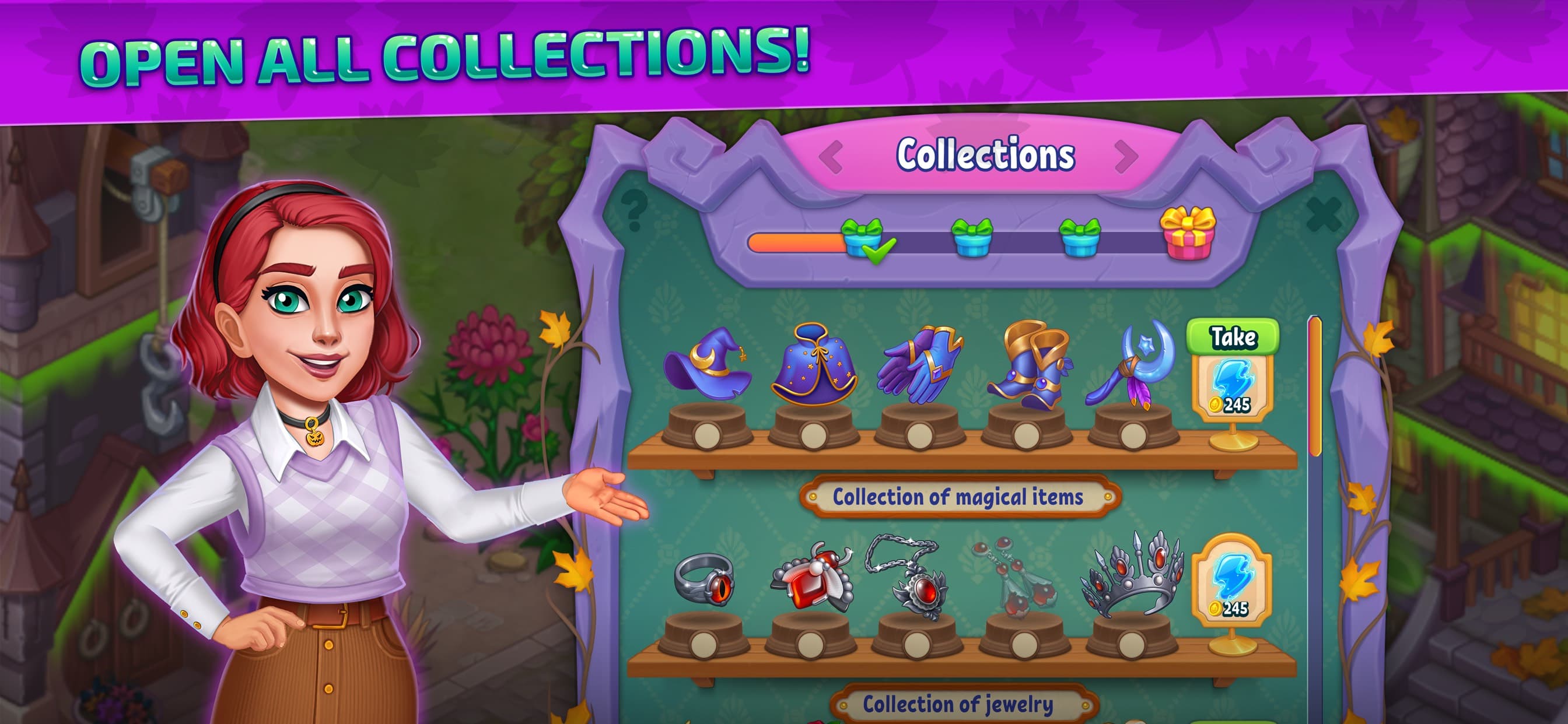 Halloween Merge: Merge Mansion screenshot 4 - screenshot