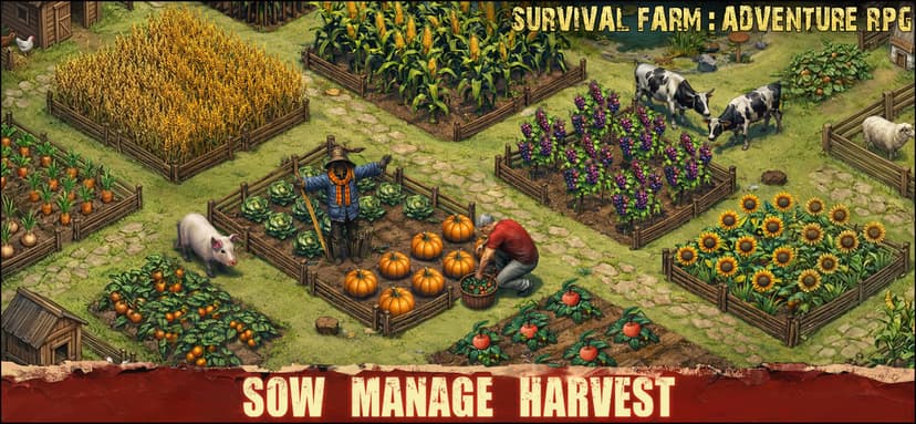 Survival Farm: Adventure RPG screenshot 1 - screenshot