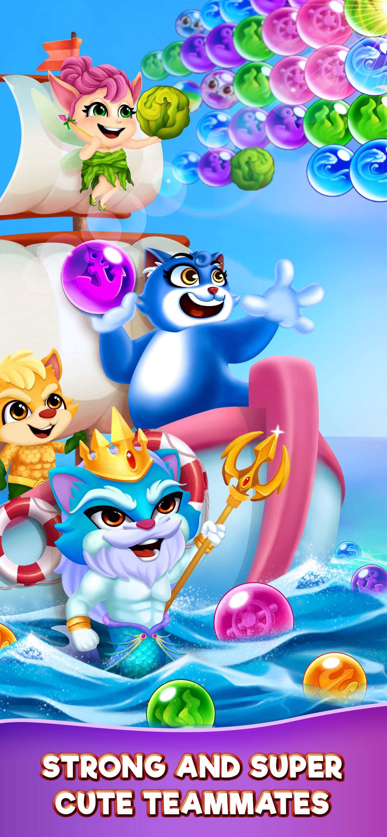 Cat Pop Island: Bubble Shooter screenshot 2 - screenshot