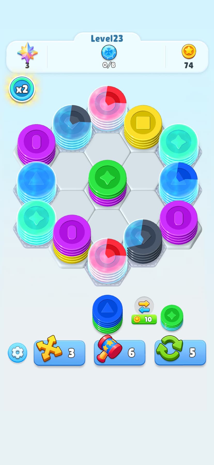 Hexa Coin Match screenshot 3 - screenshot