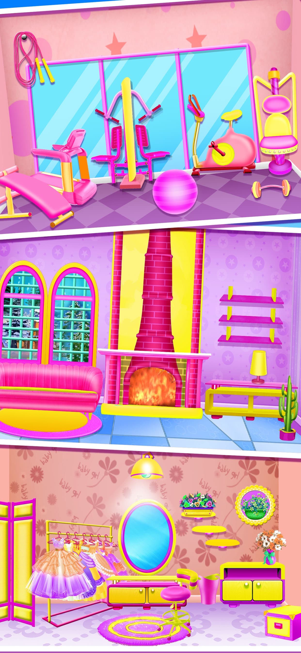 Baby Girls - Doll House Games screenshot 5 - screenshot