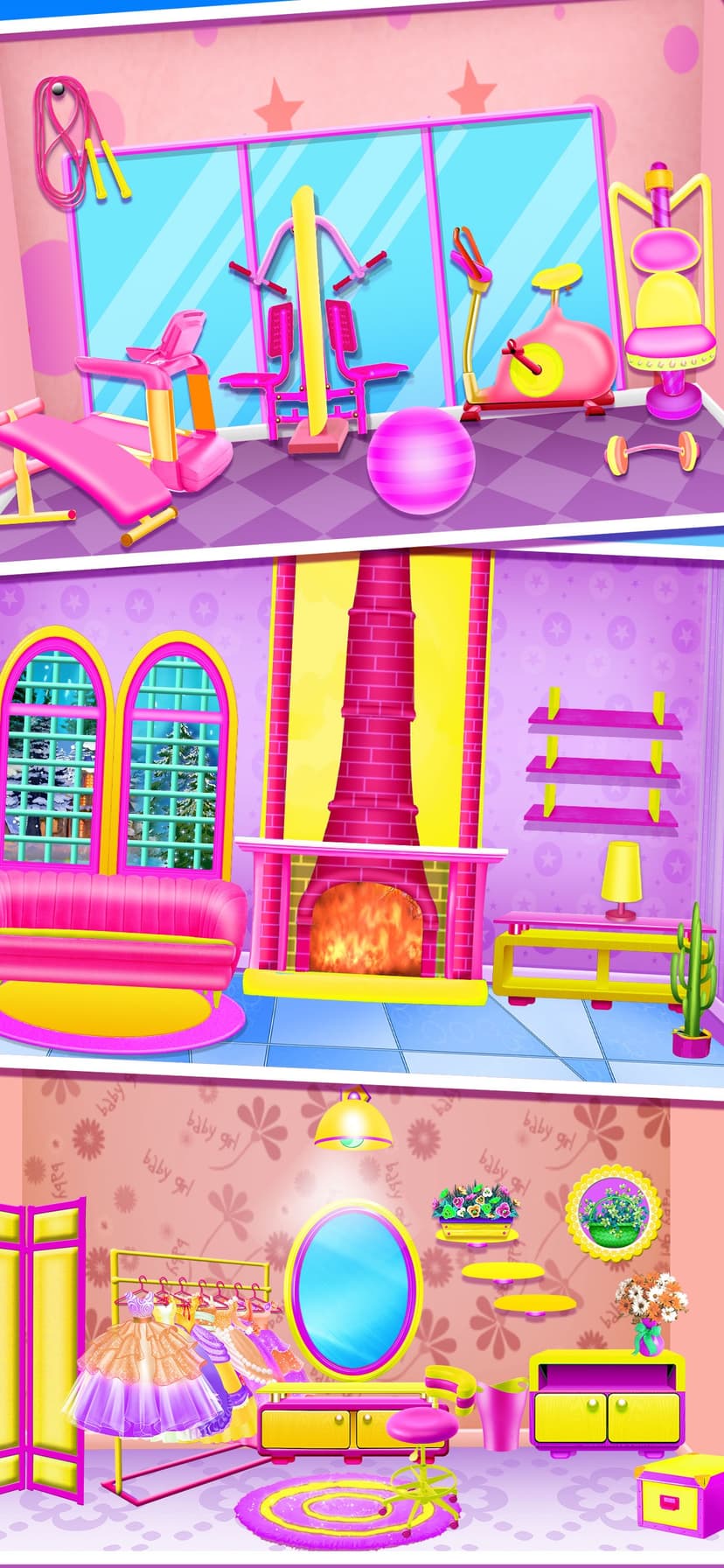 Baby Girls - Doll House Games screenshot 5 - screenshot