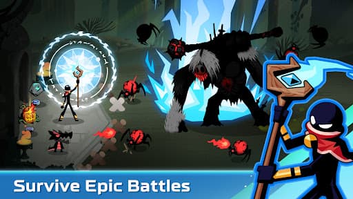 Warventure: Stickman Clash RPG screenshot 1 - screenshot