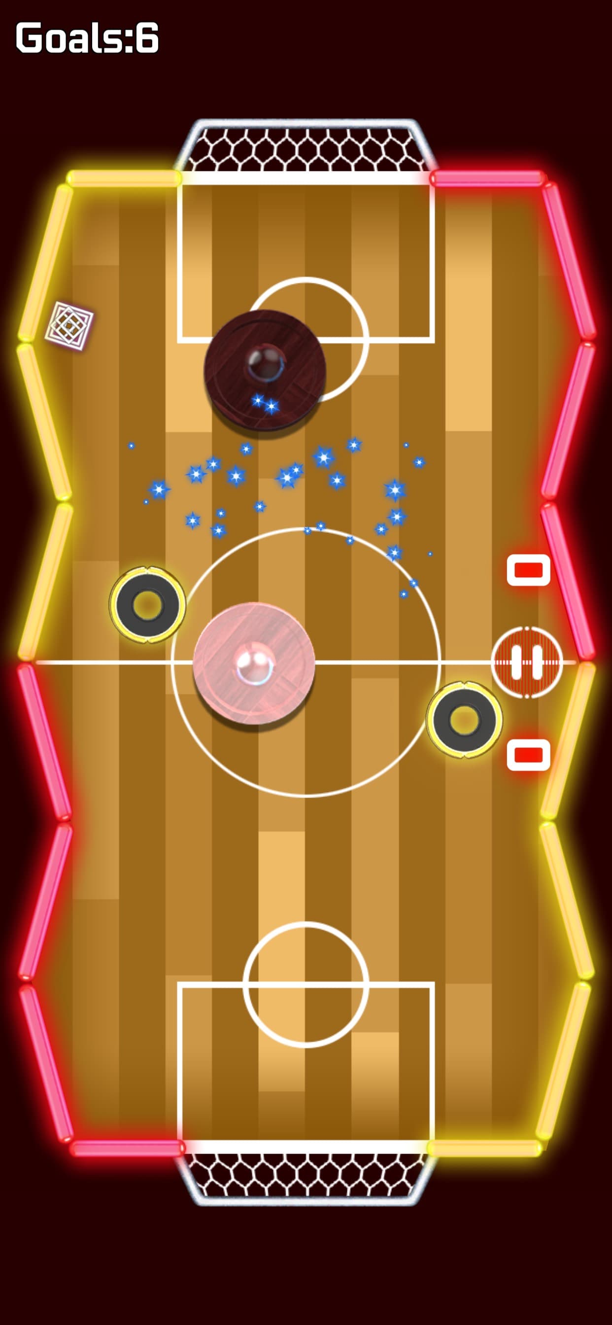 Glow Hockey Strike screenshot 3 - screenshot