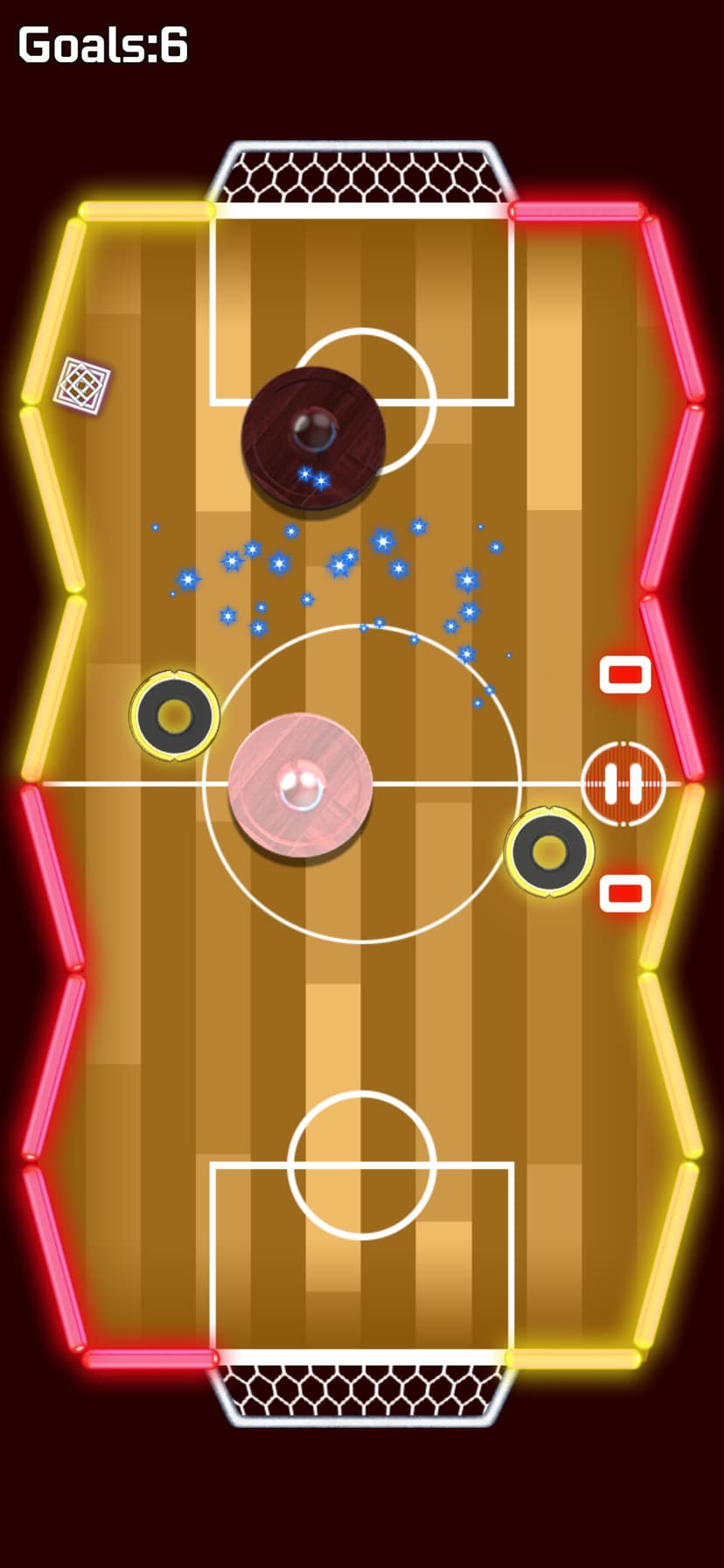 Glow Hockey Strike screenshot 3 - screenshot