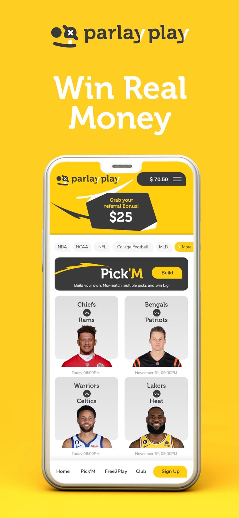 ParlayPlay Fantasy Sports Game screenshot 1 - screenshot
