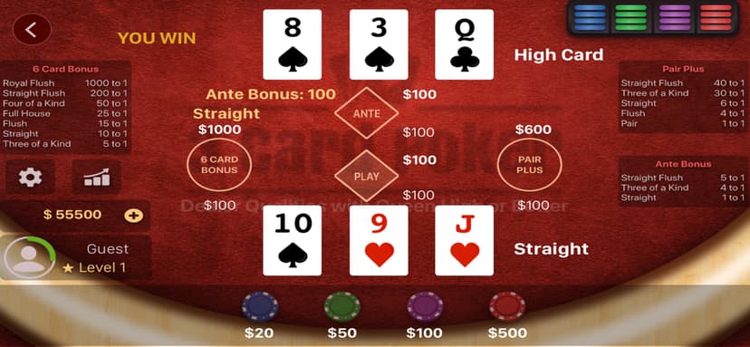 3 Card Poker Casino screenshot 1 - screenshot