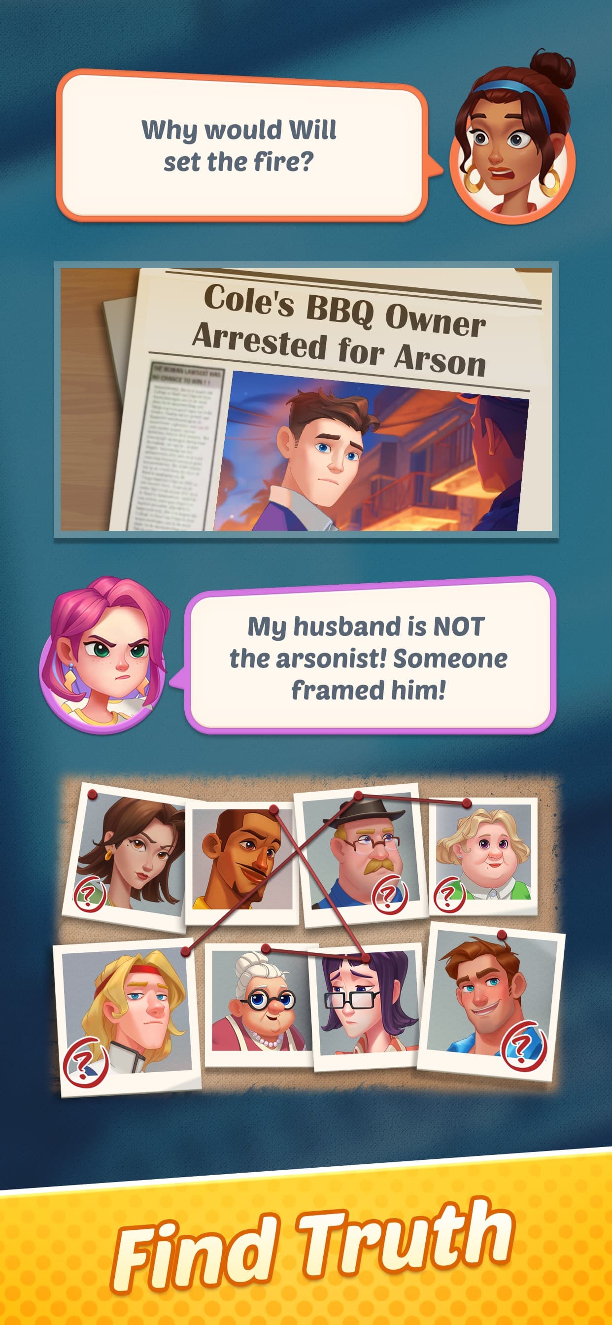 Gossip Street: Merge & Cook screenshot 3 - screenshot