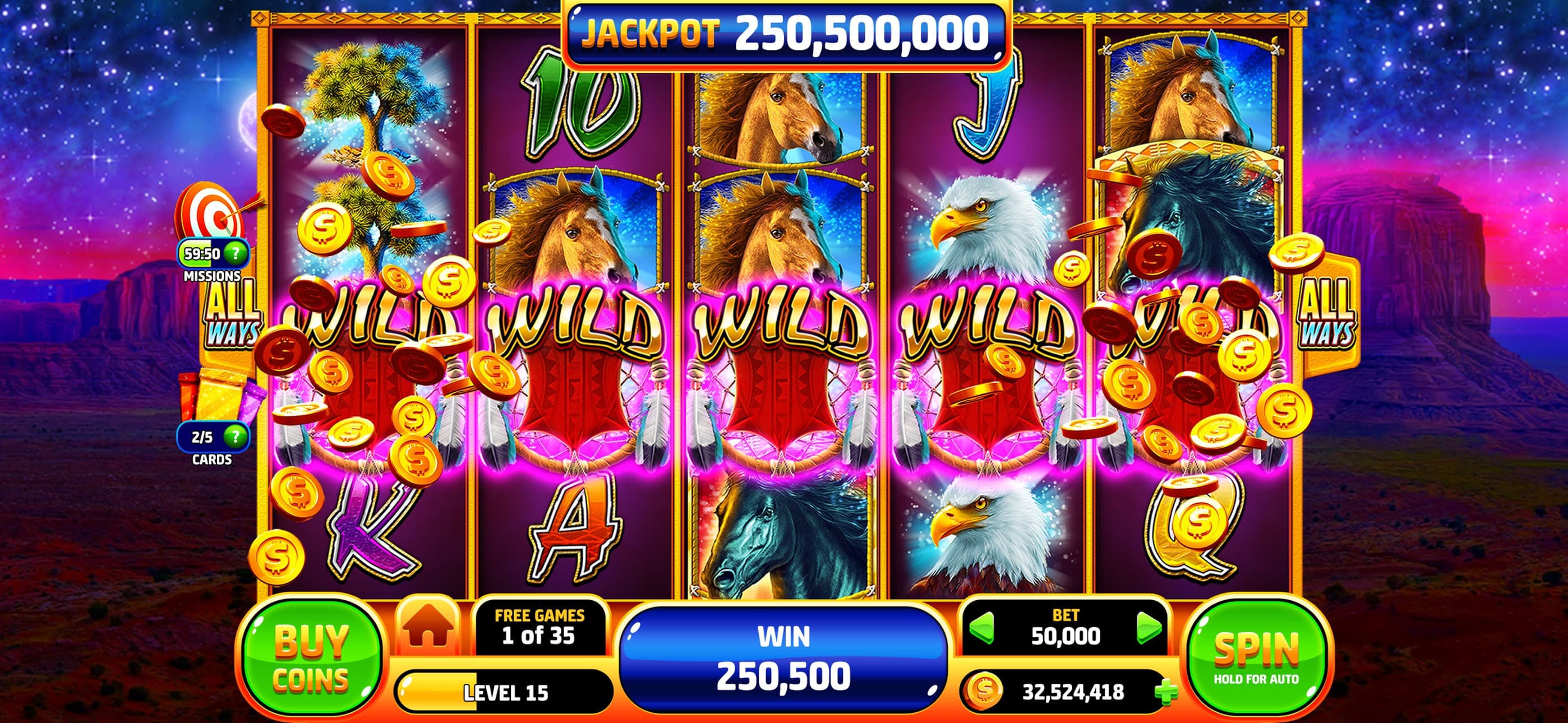 Wild Wins Casino screenshot 1 - screenshot