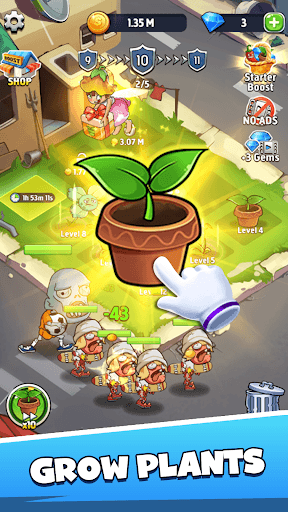 Merge Plants – Monster Defense screenshot 1 - screenshot