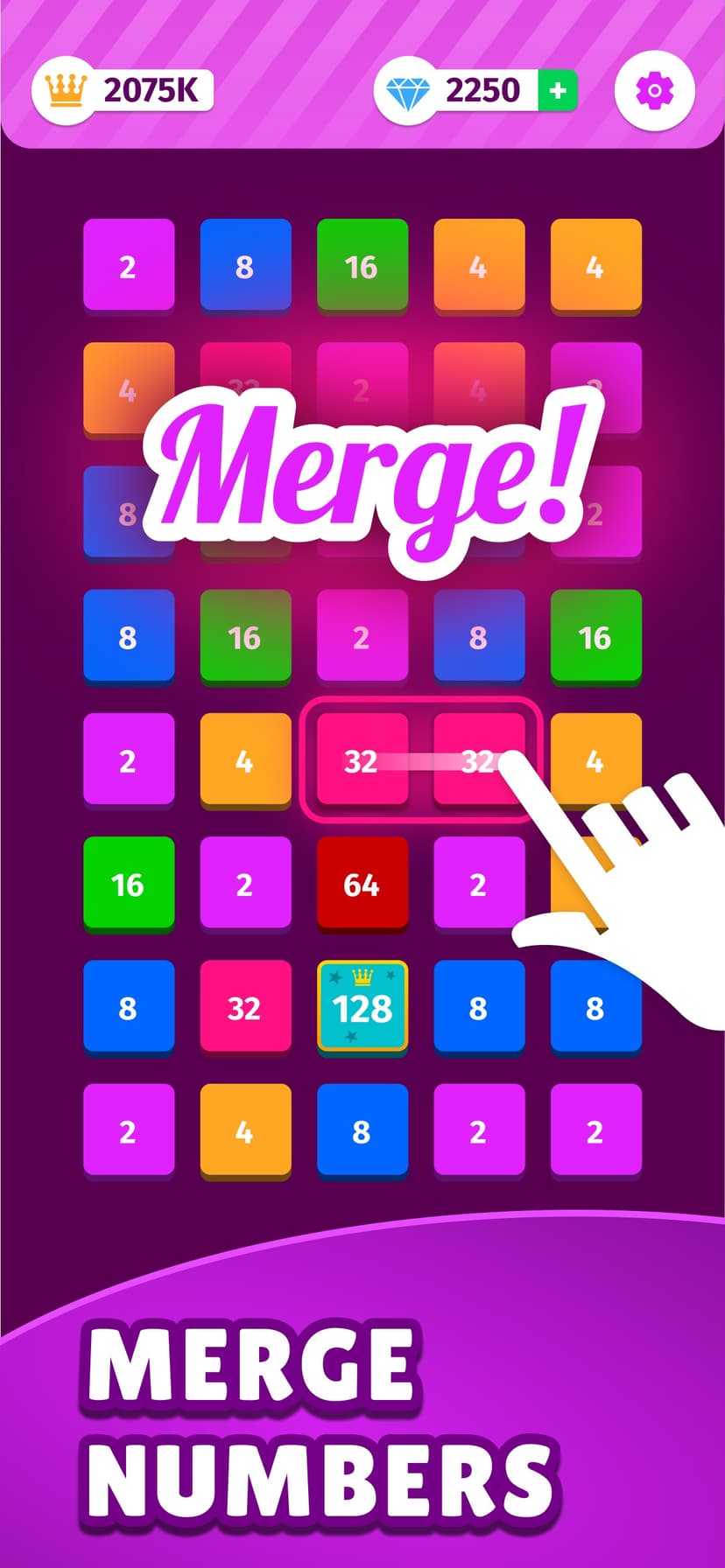 2248 Puzzle X2 Blocks Merge screenshot 1 - screenshot