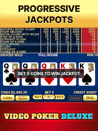 Video Poker Deluxe screenshot 13 - screenshot