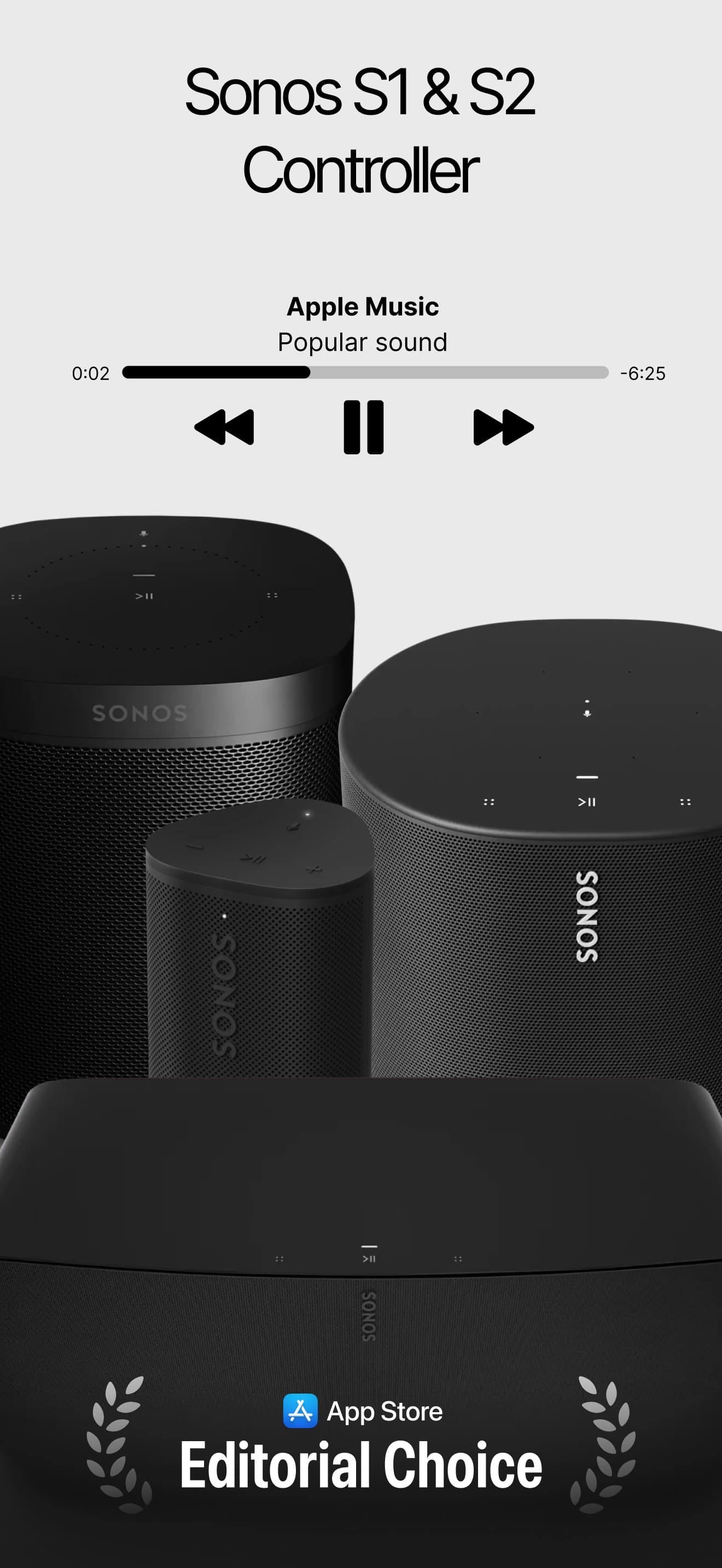 Sonos S1・S2 Speaker Controller screenshot 1 - screenshot
