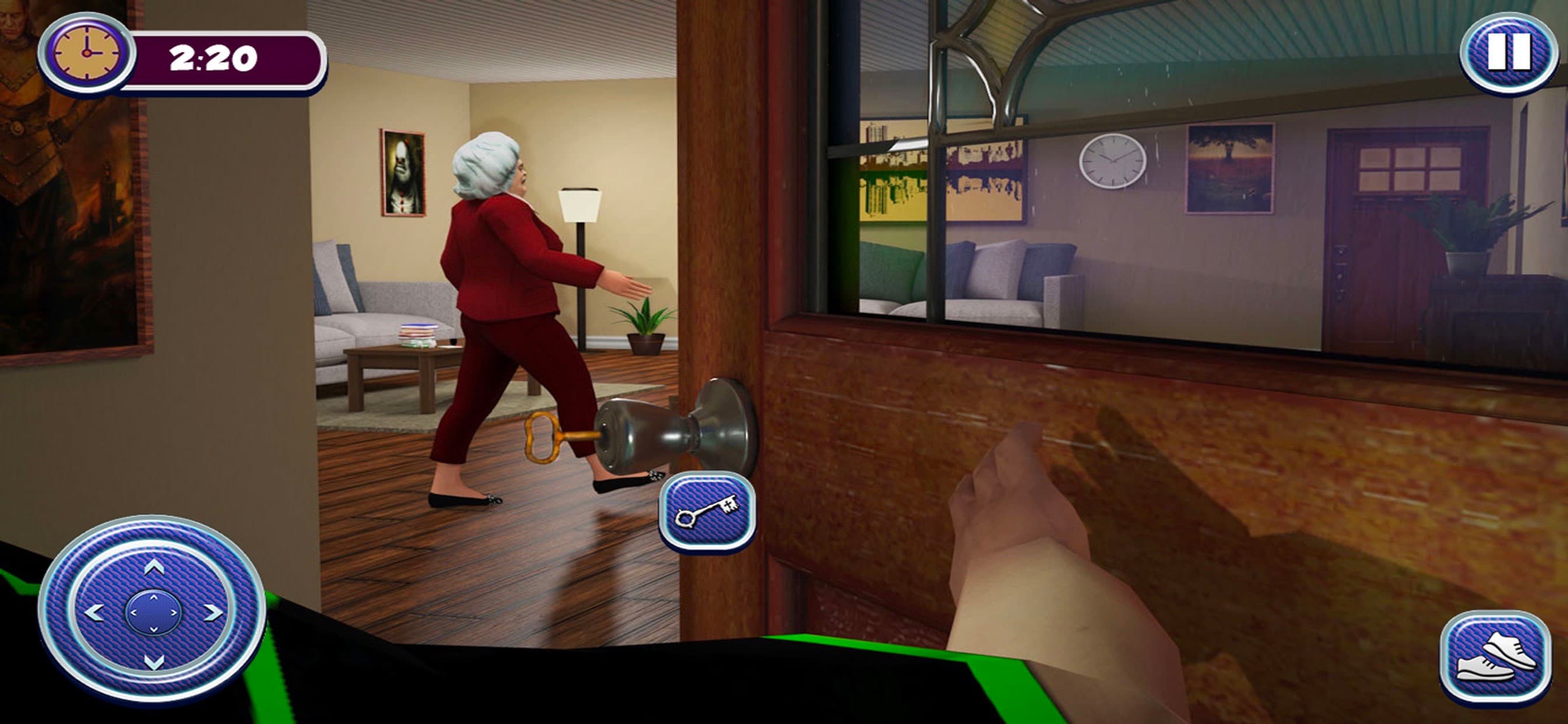 Haunted Teacher Scary 3D Games screenshot 1 - screenshot