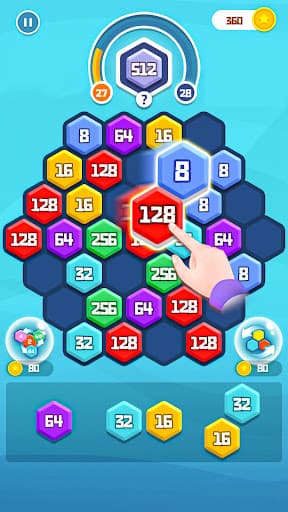 HexPuz - Merge Hexa Puzzle screenshot 2 - screenshot